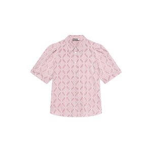 Mint Velvet Red Striped Jacquard Shirt